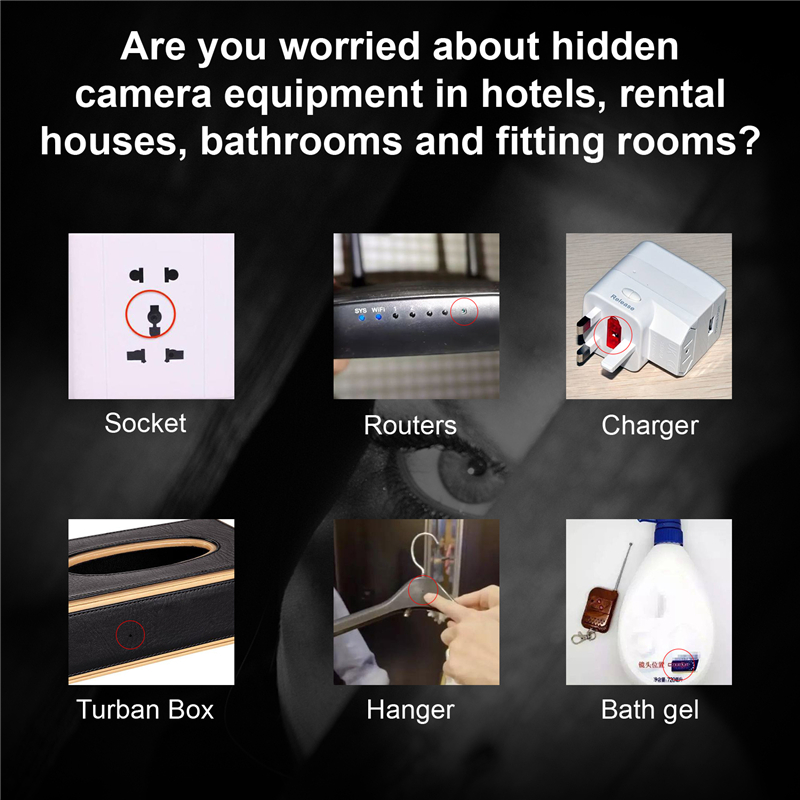 Multi-Functional Detector Hotel Hotel Anti-Camera Anti-Eavesdropping Detector Anti-Camera Infrared Scanner Vibration Alarm S100 New Infrared LED Light GPS Detector Hotel Anti-Sneak Shooting And Anti-Eavesdropping Wireless Precision Alarm 