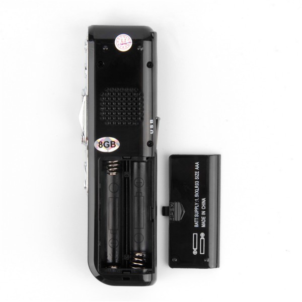 Cxfhgy 8GB Digital Voice Recorder Voice Activated USB Pen Digital Audio Voice Recorder Mp3 player Dictaphone Black