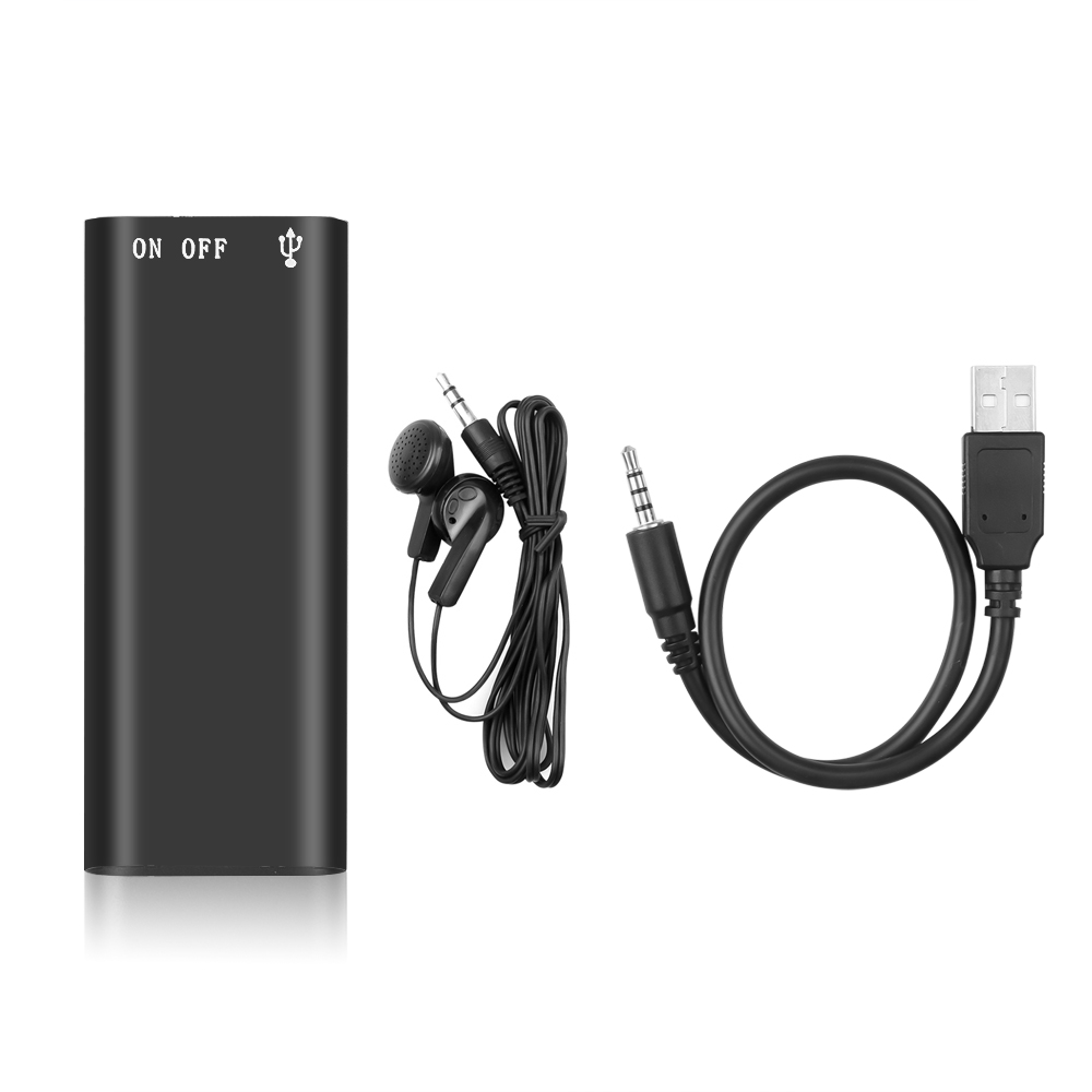 8G Mini Digital Audio Voice Recorder Dictaphone Stereo MP3 Music Player 3 in 1 8GB Memory Storage USB Flash Disk Drive