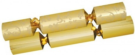 Antique Gold Christmas Crackers