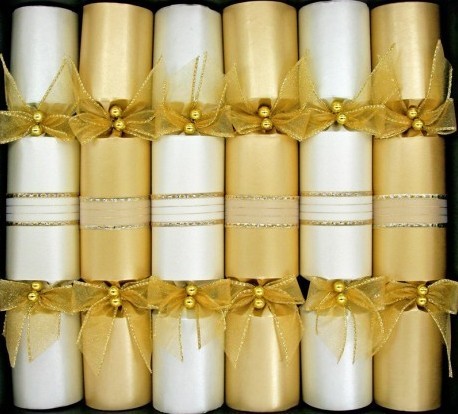 Antique Gold Christmas Crackers Christmas Crackers