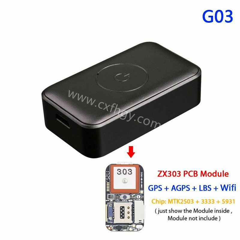 Cxfhgy  Spy GPS Tracker GT03 G02 GPS + AGPS + Base Station Positioning, Positioning Accuracy Made In China