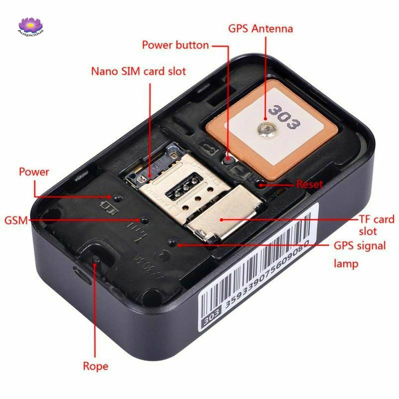 Cxfhgy  Spy GPS Tracker GT03 G02 GPS + AGPS + Base Station Positioning, Positioning Accuracy Made In China