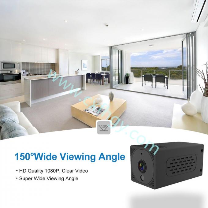Cxfhgy1080P Mini Camera Wifi Night Vision Magnetic 120° Wide Angle Wireless IP Camera Built-In Battery AP Hotspot Camera
