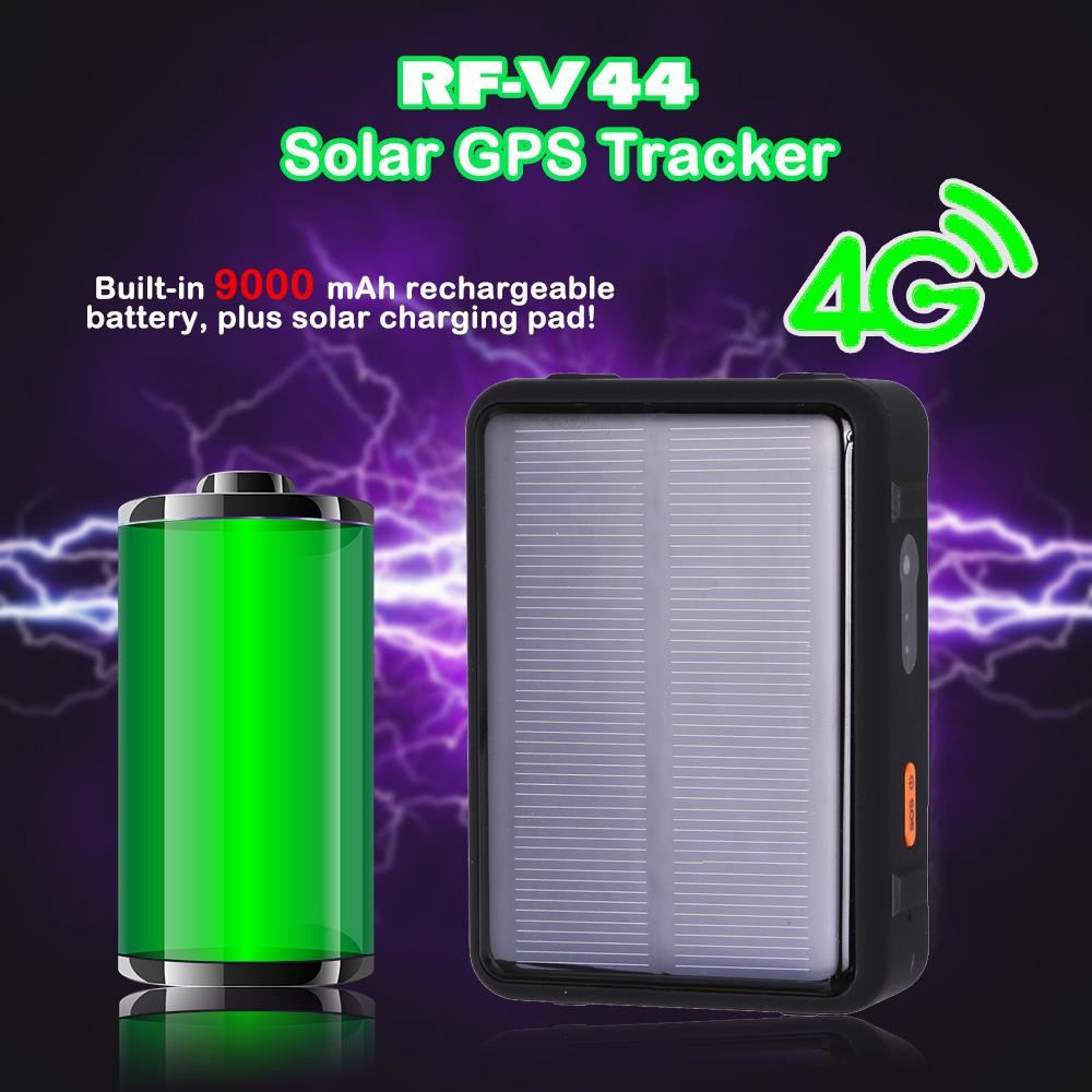 4G Long Battery RF-V44 Cow Gps Tracking Device For Temperature Accuracy And Solar Power Waterproof Real-Time Gps Trackin