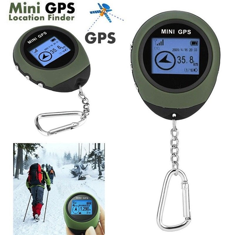 The Best New Mini GPS Tracker Tourist Navigator Device Travel Portable Keychain Locator Pathfind Motorcycle