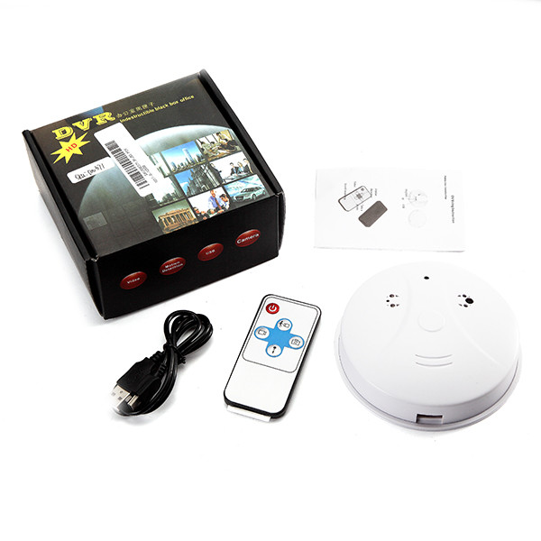 High Quality Spy Smoke Detector Hidden Camera WiFi Remote Surveillance Monitoring DV MC37 960P 2MP Made In China Factor