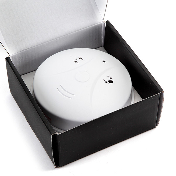 Smoke Detector SpyCam WiFi Remote Surveillance Monitoring DV MC37 960P 2MP