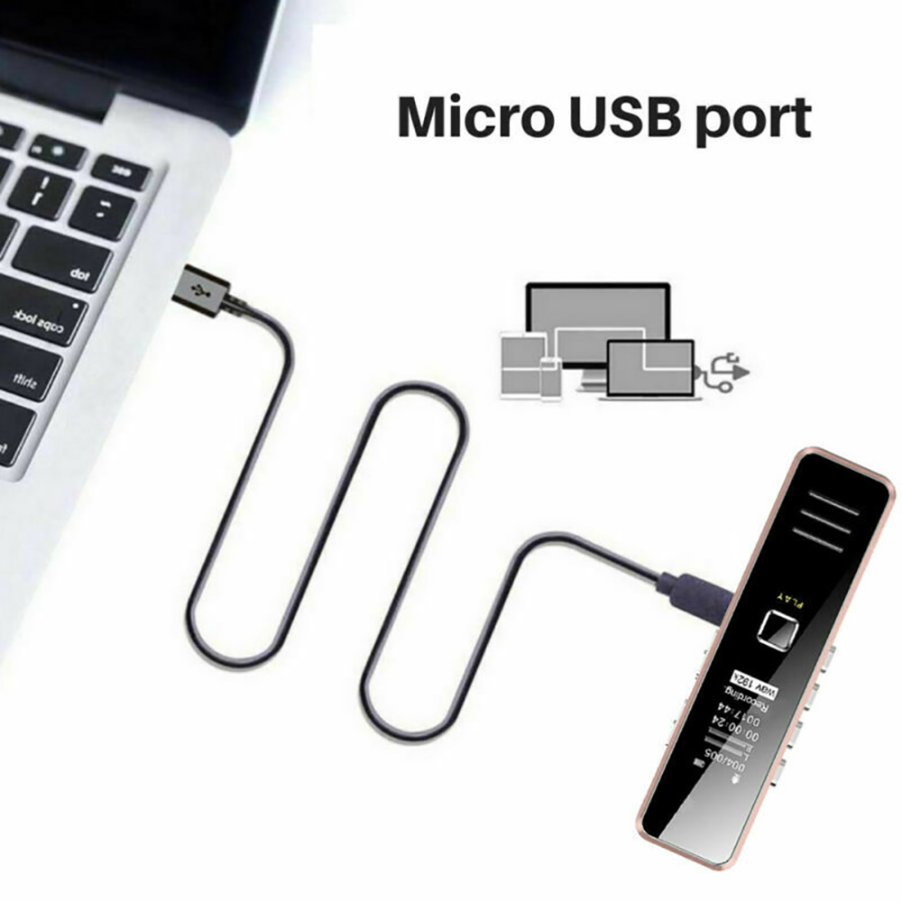 Cxfhgy   USB Sound Recorder 32GB Rechargeable Digital Audio Sound Recorder.jpg