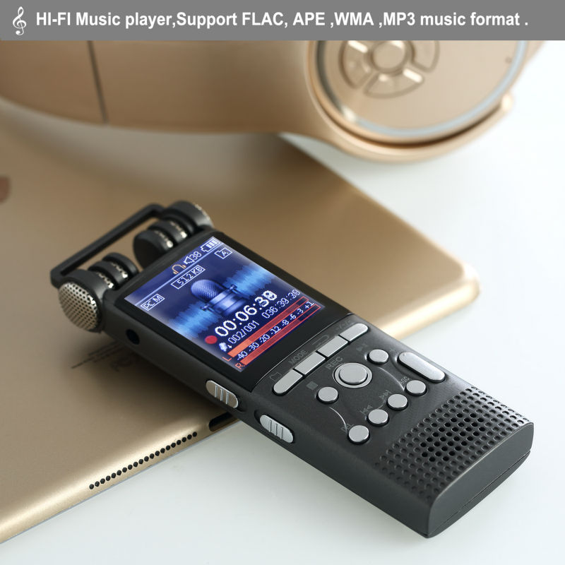Cxfhgy Professional Voice Activated Digital Audio Recorder 16GB 8GB USB Pen Non-Stop 100hr Recording PCM 1536Kbps External Microphone1 (3).jpg