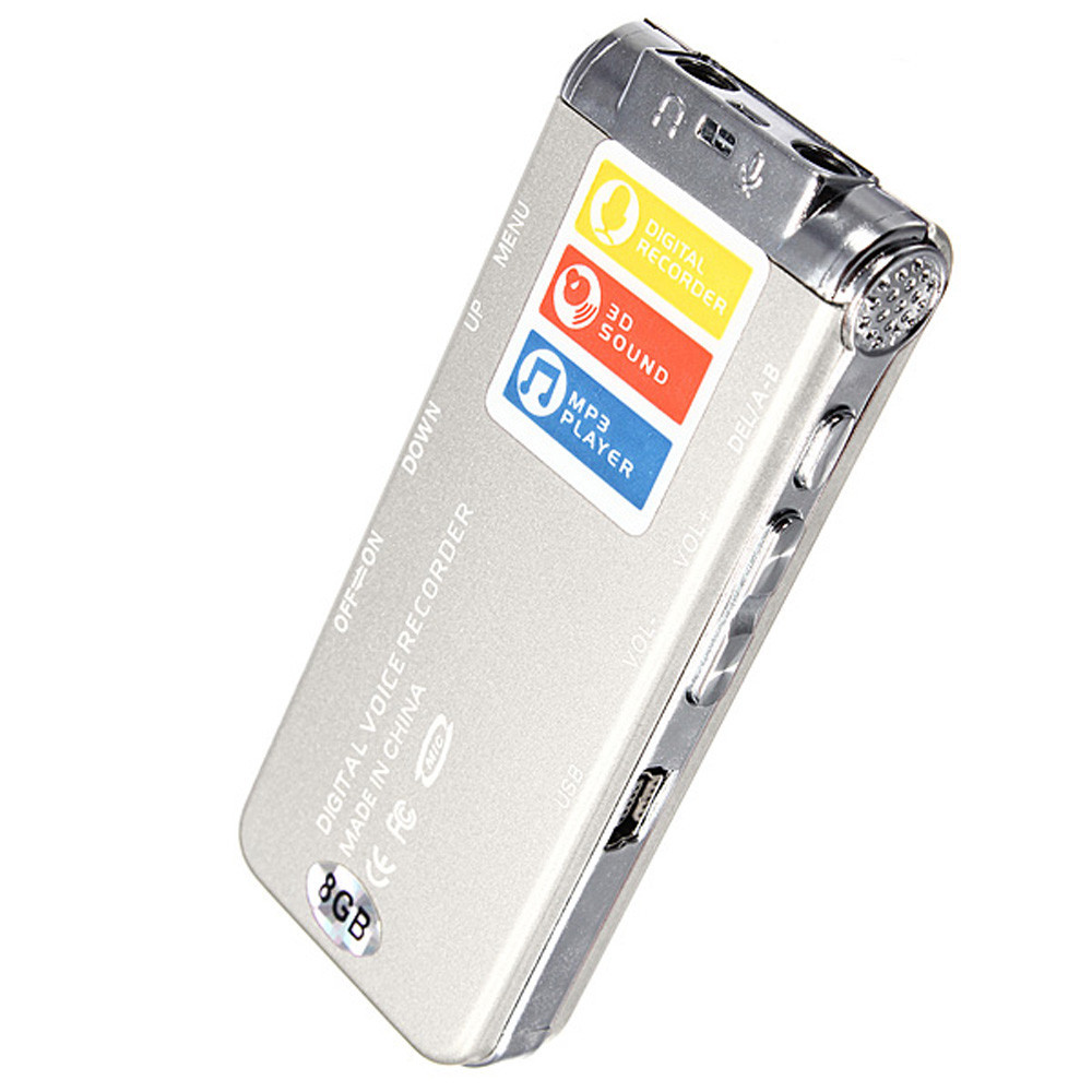 Cxfhgy Voice Recorder 2021 8GB Rechargeable Steel DIGITAL Sound Voice Recorder Dictaphone MP3 Player Record Mini Player 1 (5).jpg