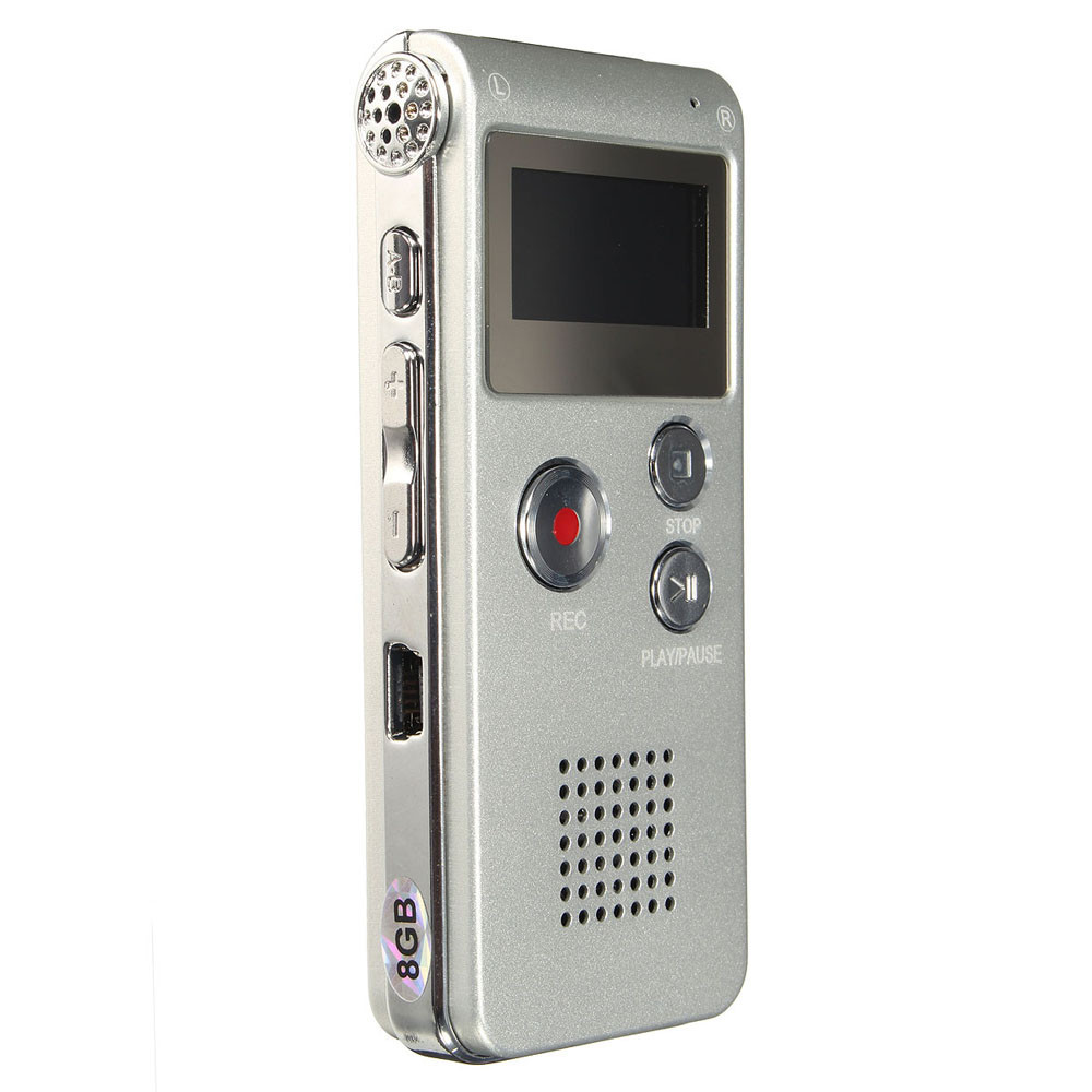 Cxfhgy Voice Recorder 2021 8GB Rechargeable Steel DIGITAL Sound Voice Recorder Dictaphone MP3 Player Record Mini Player 1 (9).jpg