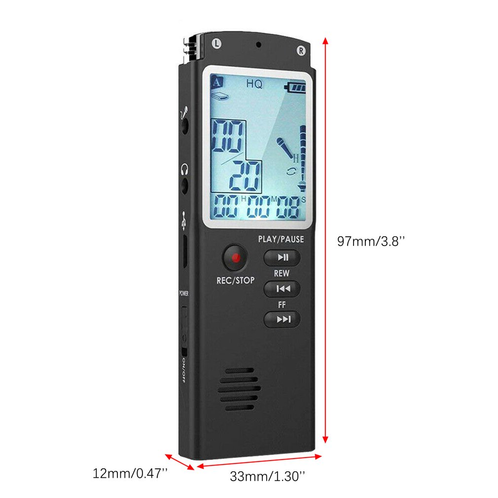 Cxfhgy 8GB16GB32GB Voice Recorder USB Professional 96 Hours Dictaphone Digital Audio Voice Recorder With WAV,MP3 Player T60 1536 Kbps1 (6).jpg
